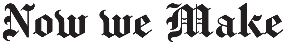 Now We Make logo
